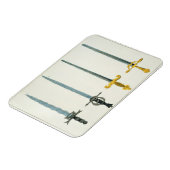 Magnet Flexible Épées, assiette de 'A History of the Development a (Côté Gauche)