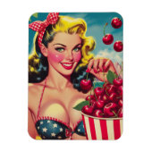Magnet Flexible Épinglette de cerise mignonne (Vertical)