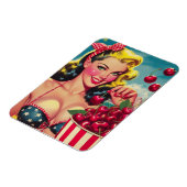 Magnet Flexible Épinglette de cerise mignonne (Côté Gauche)
