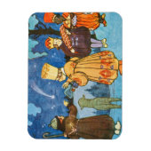 Magnet Flexible Epiphany Three Kings from the East by Zdenek Guth (Vertical)