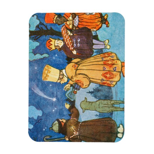 Magnet Flexible Epiphany Three Kings from the East by Zdenek Guth (Vertical)