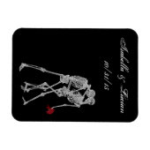 Magnet Flexible Épouse et chambre Skeleton Gothic Vampire Mariage (Horizontal)