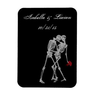 Magnet Flexible Épouse et chambre Skeleton Gothic Vampire Mariage
