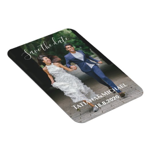 Magnet Flexible Épouse et mariée en cours d'exécution, enregistrer (Côté Droit)