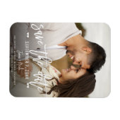 Magnet Flexible Épreuve de mariage moderne avec écriture blanche p (Horizontal)