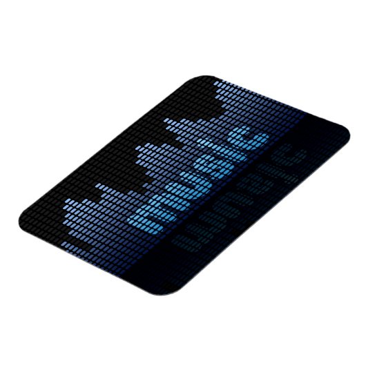 Magnet Flexible Equalizer numérique Musique Wave Wall (Côté Gauche)