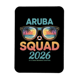 Magnet Flexible Équipe Aruba 2026 Rétro