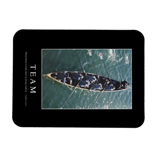 Magnet Flexible Équipe : Citation 1 inspirée (Horizontal)