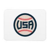 Magnet Flexible Équipe de baseball USA (Horizontal)