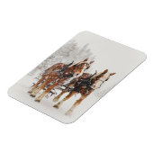 Magnet Flexible Équipe de Belgique de cheval Wintery Christmas Sce (Côté Gauche)