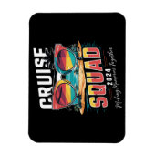 Magnet Flexible Équipe de croisière 2024 Famille de jumelage de va (Vertical)