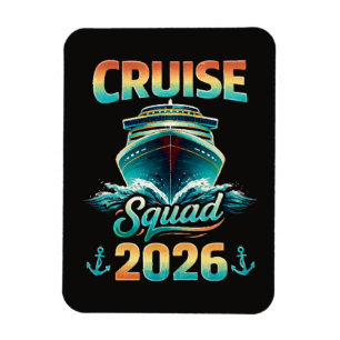 Magnet Flexible Équipe de croisière 2026 – Vacances d'été