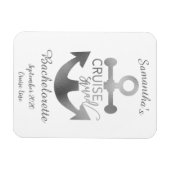 Magnet Flexible Équipe de croisière de Bachelorette personnalisée (Horizontal)