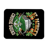 Magnet Flexible Équipe de croisière de la Saint-Patrick 2025 tenue (Horizontal)