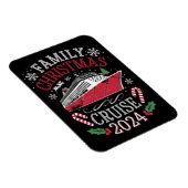 Magnet Flexible Équipe de croisière de Noël 2024 en famille (Côté Droit)