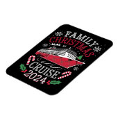 Magnet Flexible Équipe de croisière de Noël 2024 en famille (Côté Gauche)