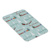 Magnet Flexible Équipe de père Noël (Côté Droit)