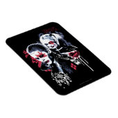 Magnet Flexible Équipe de suicide | Graffiti peint Joker & Harley (Côté Droit)