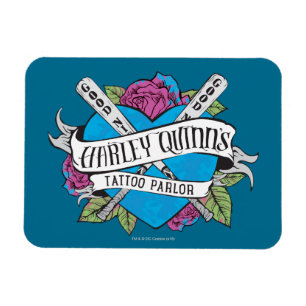 Magnet Flexible Équipe de suicide   Harley Quinn's Tattoo Parlor H