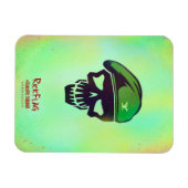 Magnet Flexible Équipe de suicide | Icône de tête de drapeau de ra (Horizontal)