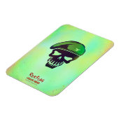 Magnet Flexible Équipe de suicide | Icône de tête de drapeau de ra (Côté Gauche)