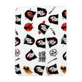 Magnet Flexible Équipe de suicide | Katana Emoji Motif (Vertical)