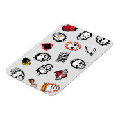 Magnet Flexible Équipe de suicide | Motif Diablo Emoji (Côté Gauche)