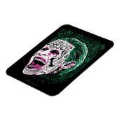 Magnet Flexible Équipe de suicide | Rire Joker Head Sketch (Côté Gauche)
