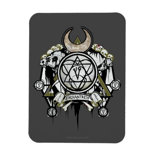 Magnet Flexible Équipe de suicide | Symboles d'enchantement Tattoo (Vertical)