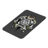 Magnet Flexible Équipe de suicide | Symboles d'enchantement Tattoo (Côté Gauche)