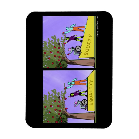 Magnet Flexible Équité/Égalité (Vertical)