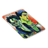 Magnet Flexible Ernst Kirchner - Auto-portrait double (Côté Droit)