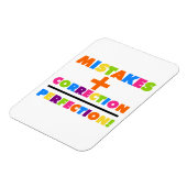 Magnet Flexible Erreurs Plus Correction Équivaut À La Perfection (Côté Gauche)