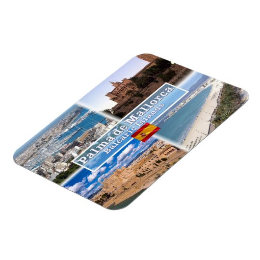 Magnet Flexible ES Baléares - Majorque - Palma - (Côté Gauche)