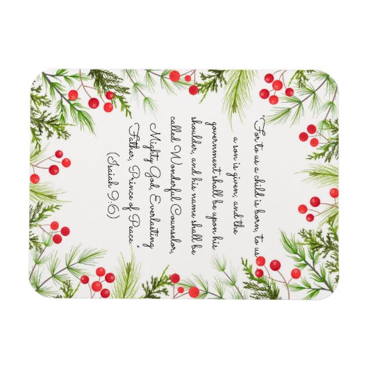 Magnet Flexible Ésaïe 9:6 (Horizontal)