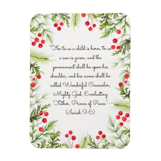 Magnet Flexible Ésaïe 9:6 (Vertical)