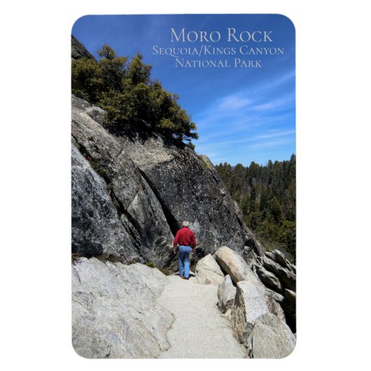 Magnet Flexible Escalade Parc national de Moro Rock Sequoia (Vertical)