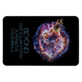 Magnet Flexible Espace Extérieur, Cosmos, Supernova Cassiopeia A (Horizontal)