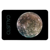 Magnet Flexible Espace Extérieur, Cosmos, Système Solaire, Moon Ca (Horizontal)