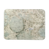 MAGNET FLEXIBLE ESPACE : MOON MAP, 1972 (Horizontal)