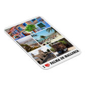 Magnet Flexible Espagne - Baléares - Majorque - I Love - Magn (Côté Droit)