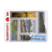 Magnet Flexible Espagne - Îles Canaries - Lanzarote - I Love - Mag (Horizontal)