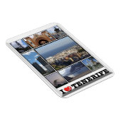 Magnet Flexible Espagne - Îles Canaries - Tenerife - I Love - Magn (Côté Droit)