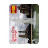 Magnet Flexible Espagne - Îles Canaries - Tenerife - Père Noël Cru (Vertical)