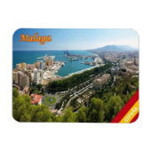 Magnet Flexible Espagne - Malaga - (Horizontal)