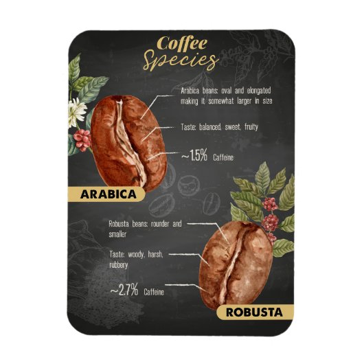 Magnet Flexible Espèces de café Lover Coffee (Vertical)