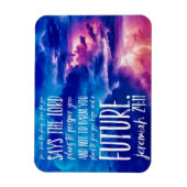 Magnet Flexible Espoir Prospérité Bible Verse Écriture Chrétienne (Vertical)