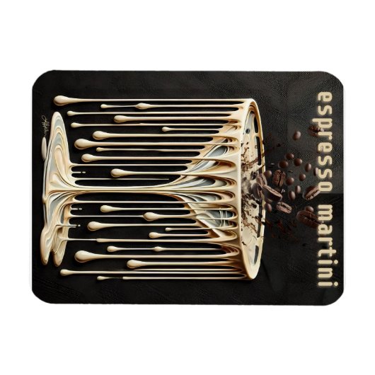 Magnet Flexible Espresso Martini Cocktail Heure (Horizontal)