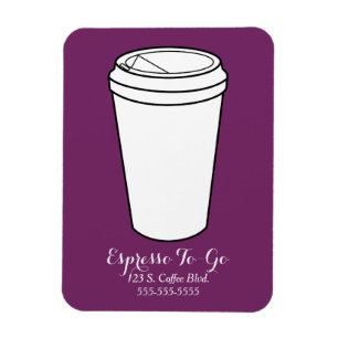 Magnet Flexible Espresso To Go Business plum