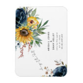 Magnet Flexible Essayons de nouveau Sunflower Changer la date (Vertical)
